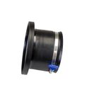 Rubber Fitting Magnetic Dust Connector 100mm Steel Side