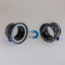 Rubber Fitting Magnetic Dust Connector 100mm Steel Side