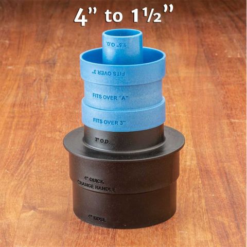 Rockler Dust Right Stacking Dust Port Adapter Set