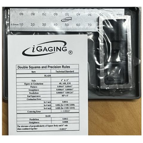 Igaging 100mm Adjustable Square