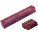 Pearl Resin Pen Blank - 20 x 20 x 130mm - red & purple