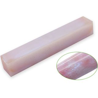 Pearl Resin Pen Blank - 20 x 20 x 130mm - dream blue & pink