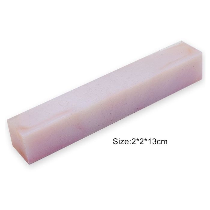 Pearl Resin Pen Blank - 20 x 20 x 130mm - dream blue & pink