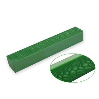 Dragon Scale Resin Pen Blank - 20 x 20 x 130mm - green