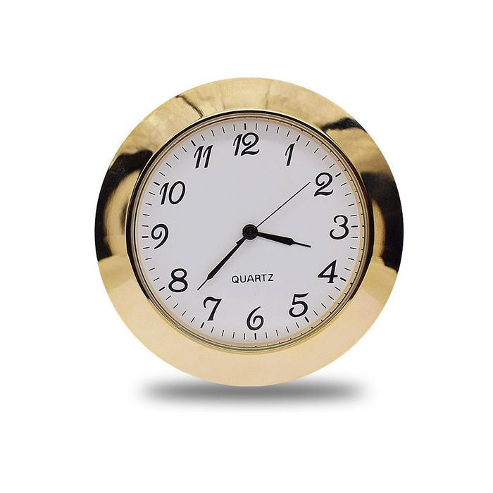 60mm Clock Insert with Arabic Numbers