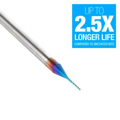 Amana 51629-K Spektra Fret Slot Spiral Bit, 0.023" Diameter, 1/8" Shank