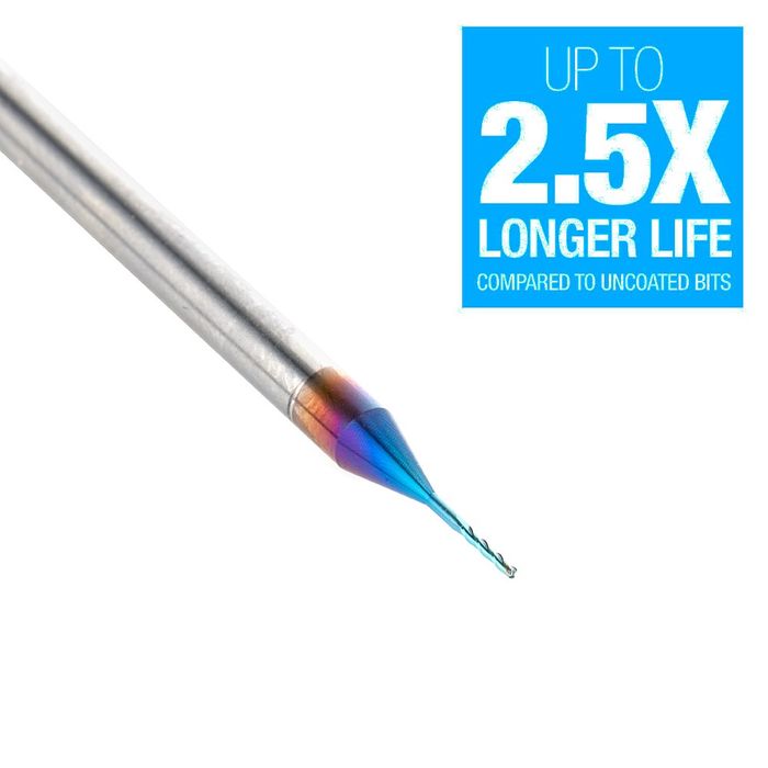 Amana 51629-K Spektra Fret Slot Spiral Bit, 0.023" Diameter, 1/8" Shank