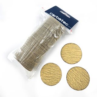 Carbatec 50mm hook and loop Sanding Disc P180 grit x100 pack