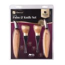 Flexcut Premium 4 Piece Beginner Palm & Knife Set