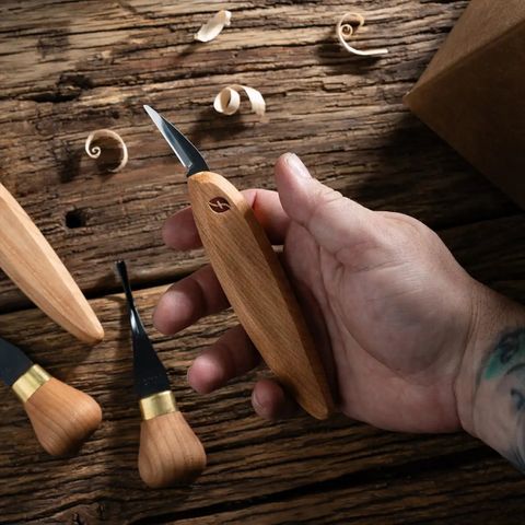 Flexcut Premium 4 Piece Beginner Palm & Knife Set