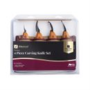 Flexcut Premium 4 Piece Carving Knife set + tool roll
