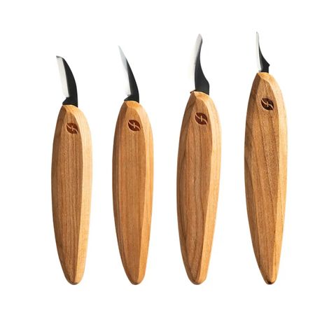 Flexcut Premium 4 Piece Carving Knife set + tool roll