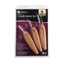 Flexcut Premium 3 Piece Knife Starter Set