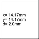 Premium Carbide Inserts 14.17x2.0mm Square - Pk10