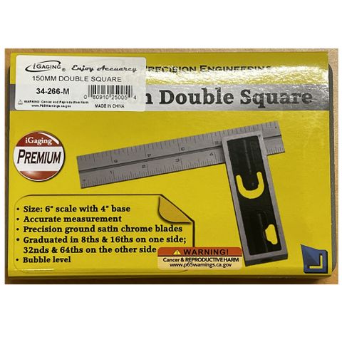 Igaging 150mm Adjustable Square