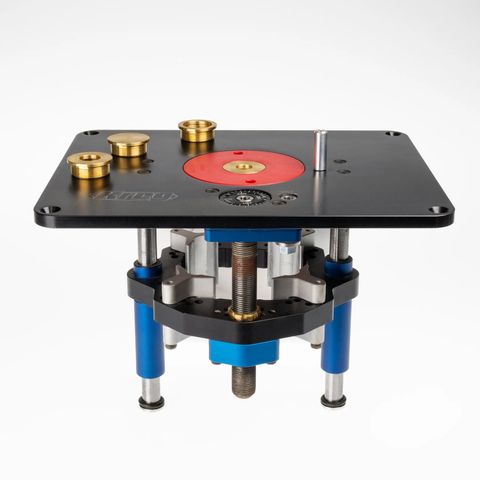 Solid Brass Router Plate Insert Set - 9 Pce