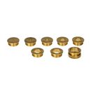 Solid Brass Router Plate Insert Set - 9 Pce