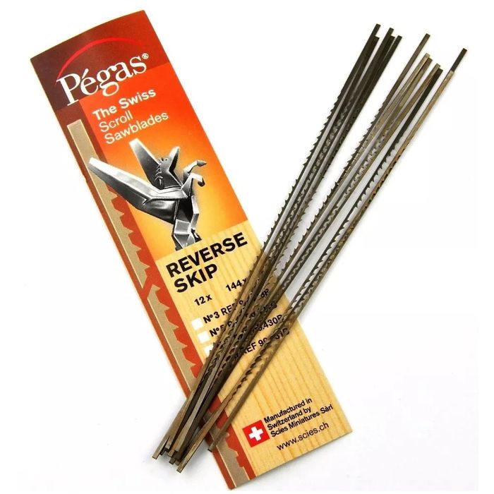 Pegas Skip Reverse Tooth Blades Univ. No.9R