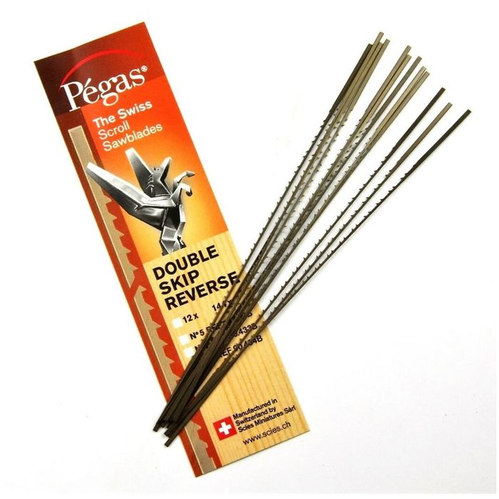 Pegas Double Skip Reverse Tooth Blades Univ. No.7R