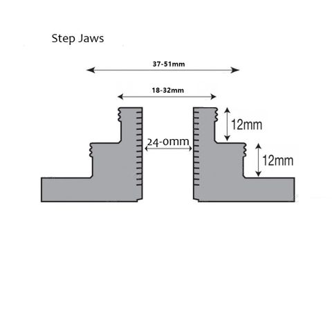 Carbatec 70mm Mini Chuck pack