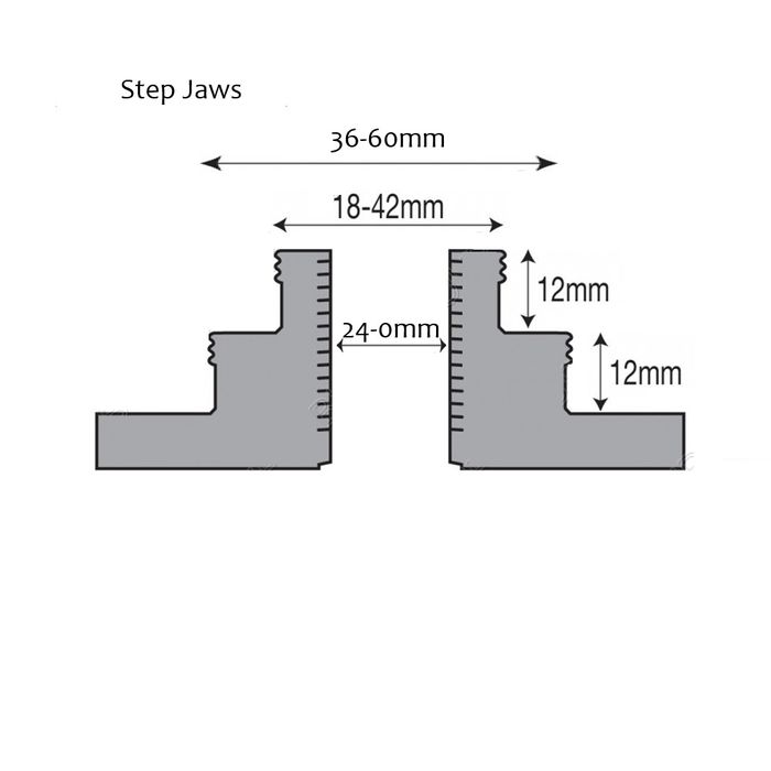 Carbatec 70mm Mini Chuck pack