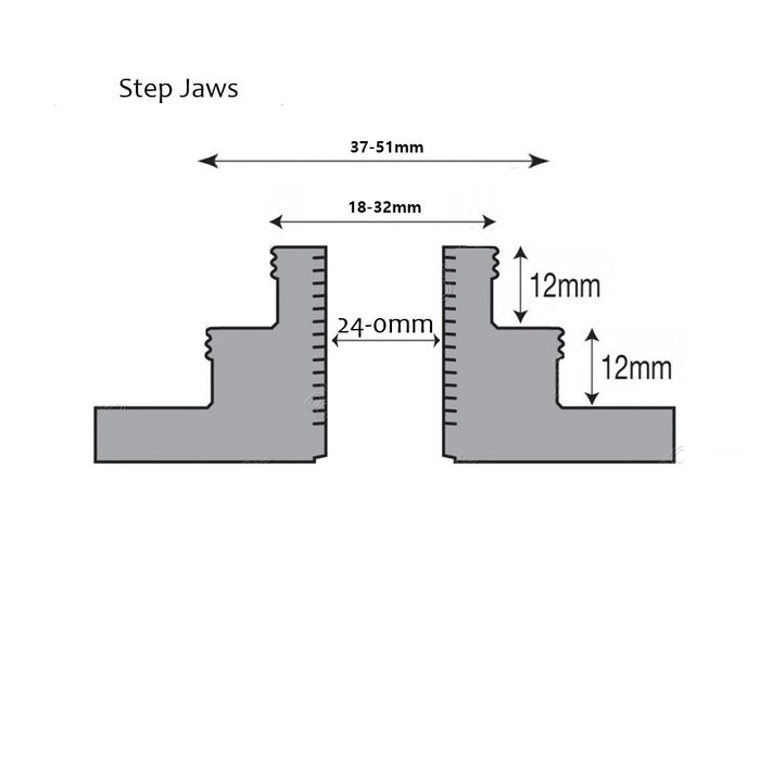 Carbatec 70mm Mini Chuck pack