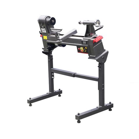 Carbatec Lathe Stand with tilting top.