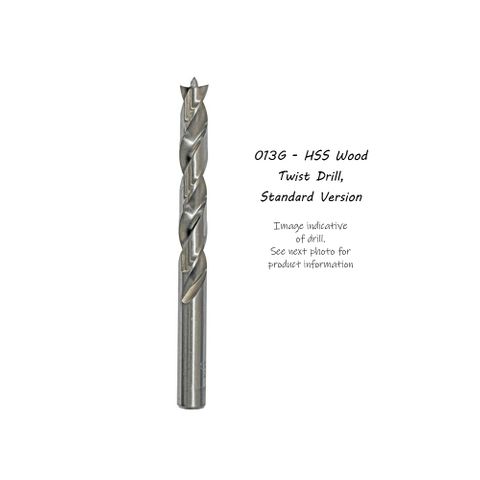 Fisch HSS Brad Point Drill, 6mm
