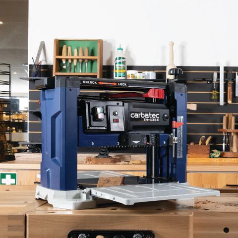 Carbatec 330mm Helical Head Portable Thicknesser