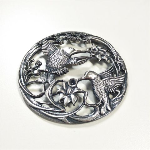 PEWTER LID (HUMM/BIRD)