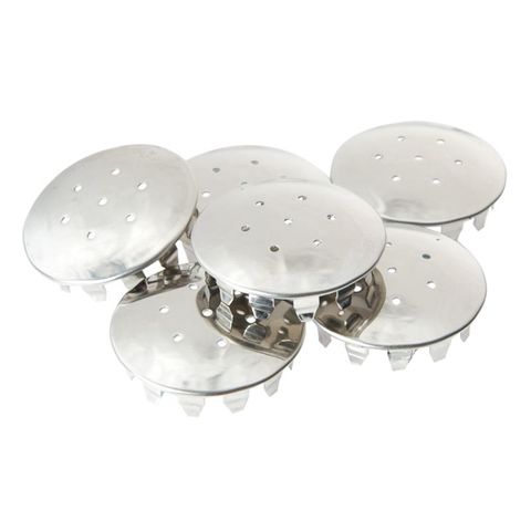 Stainless Steel Shaker Tops (Pkt/6) ***