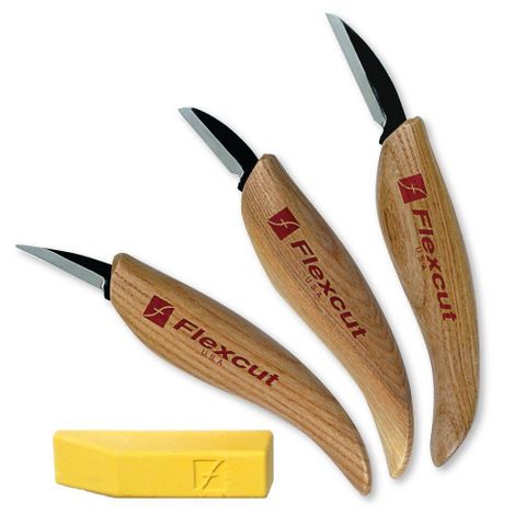 Flexcut 3 Piece Knife Starter Set