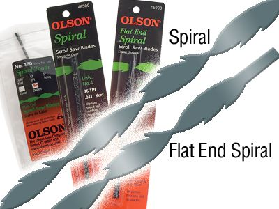 Double Tooth Scroll/Fret Saw Blades (D) - by OLSON