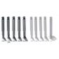 Veritas Set of 5 Metric Blades to suit Router and Hinge Mortise Planes