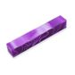 Acrylic Pen Blank - 20 x 20 x 130mm, purple and white