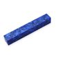 Acrylic Pen Blank 20 x 20 x 130mm. Crush of Dark Blue with White