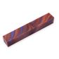 Resin Pen Blank - 20 x 20 x 130mm - coffee & purple