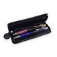 Black PU Leather 2 Pen Binder