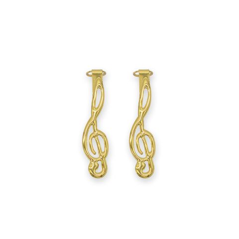 Slimline/Streamline Pen Clip - Gold Treble Clef x 1