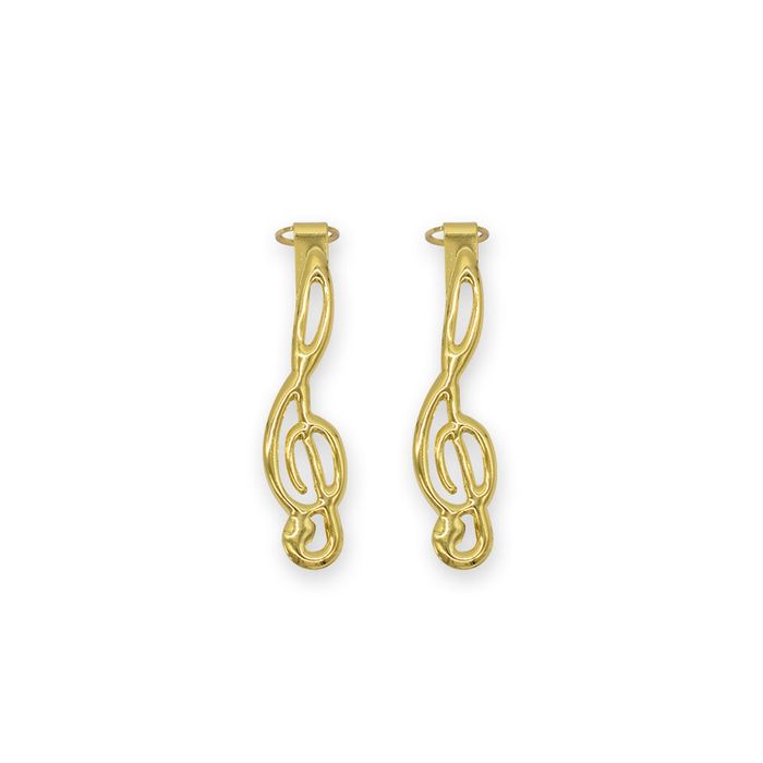 Slimline/Streamline Pen Clip - Gold Treble Clef x 1