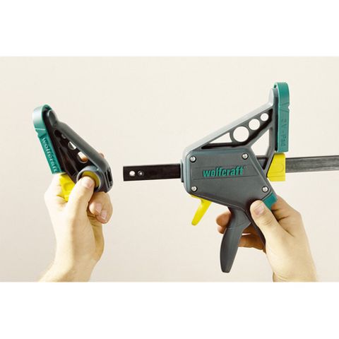 Wolfcraft EHZ "PRO" 100 One-Hand Clamp - 450mm clamping width