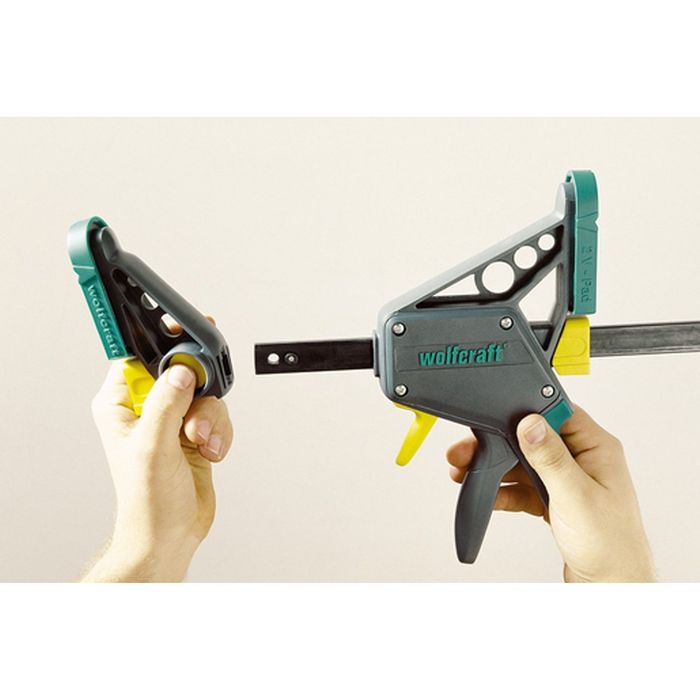 Wolfcraft EHZ "PRO" 100 One-Hand Clamp - 450mm clamping width