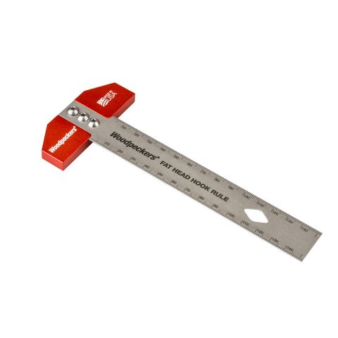 Woodpeckers Fat Head Hook Rule 150mm