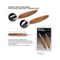 Flexcut Pro Precision Detail 2-Pack: Small/Slim Handle