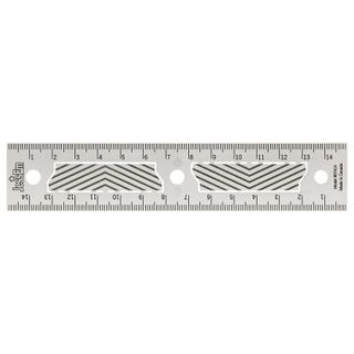 JessEm 150mm Precision Ruler with Flex Grip #