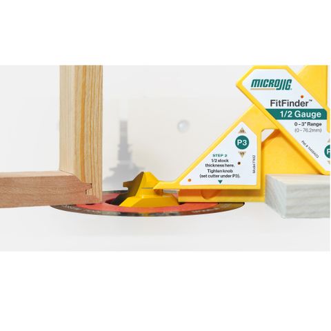MicroJig FitFinder Lock Miter Router Bit 1/2" shank