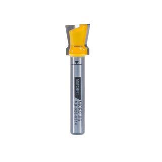MicroJig MatchFit Dovetail (14° x 1/2") Router Bit 1/4" shank