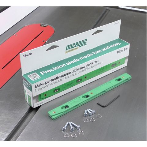 MicroJig Zeroplay Miter Bar 1-Pack