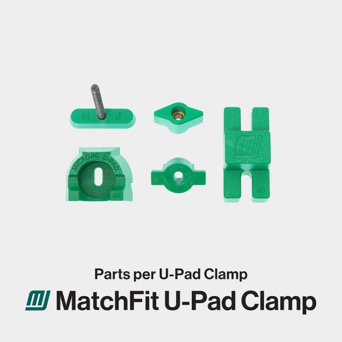 MicroJig MatchFit U Pads- 2 pack