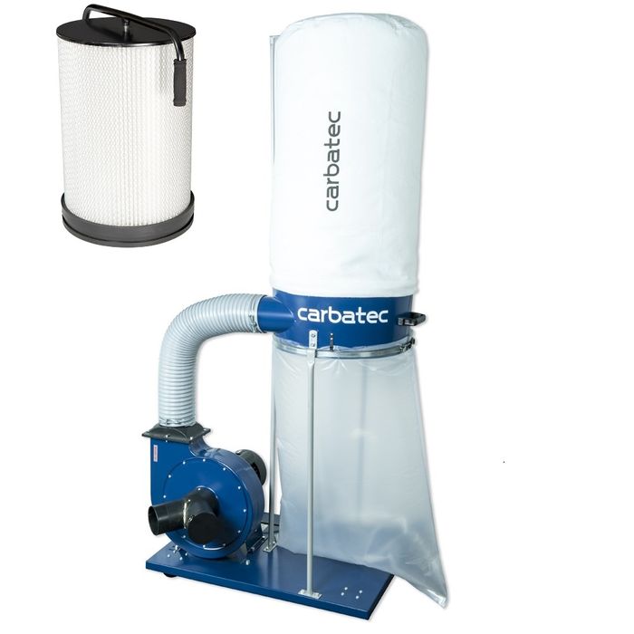 2HP Economy DIY Dust Extractor 1200CFM with Pleated Cartridge Filter